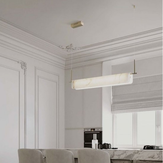 Suspensie Nova Luce Aider, alama, LED, 35W, 2219 lumeni, alb cald 3000K, L.100 cm, 9019760 [2]