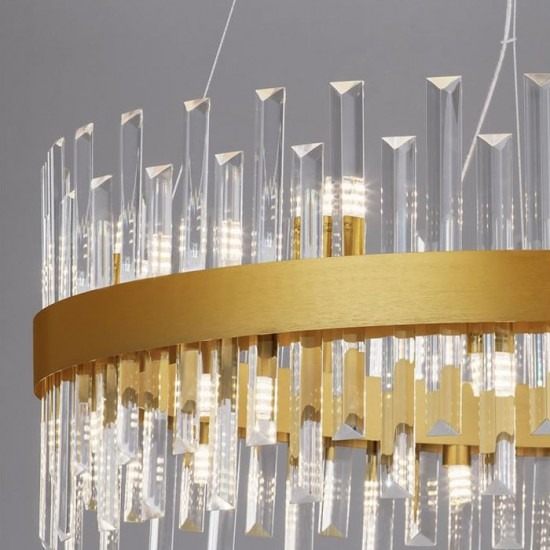 Suspensie Nova Luce Crown, alama, cristal, 18XG9, D.75 cm, 9695118 [3]