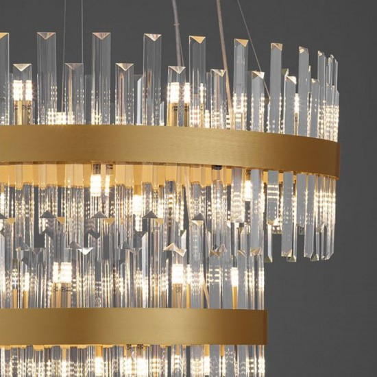 Candelabru Nova Luce Crown, alama, cristal, 32XG9, D. 75 cm, 9695120 [3]