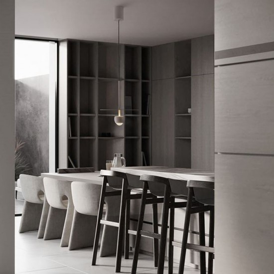 Pendul Nova Luce Edem, bej mat, LED, 8W, 590 lumeni, alb cald 3000K, D.30 cm, 9870045 [2]