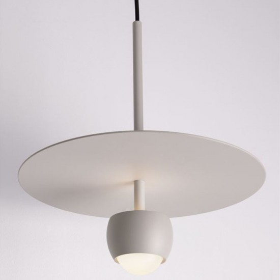 Pendul Nova Luce Edem, bej mat, LED, 8W, 590 lumeni, alb cald 3000K, D.30 cm, 9870045 [3]