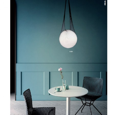 Suspensie Redo Alluria, negru mat, sticla, 1XE27, 40 cm, 01-1974 [2]