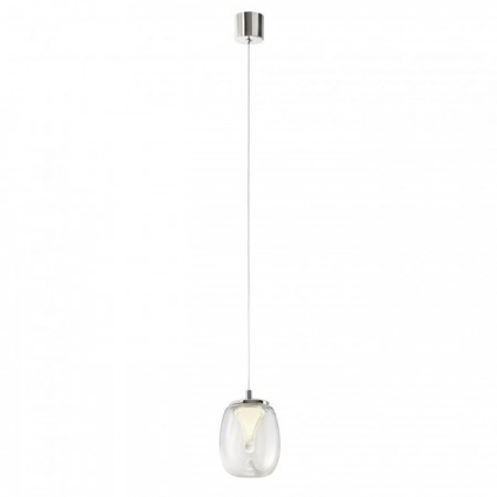 Suspensie Redo Drop, crom, LED, 6W, 420 lumeni, alb cald 3000K, D.11 cm, 01-3925 [1]