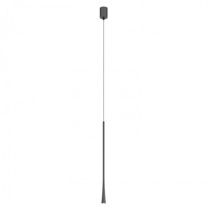 Suspensie REDO ITO 01-4076 LED 6.2W 3000K 495lm H600mm ⌀32mm Negru Mat IP20 [1]