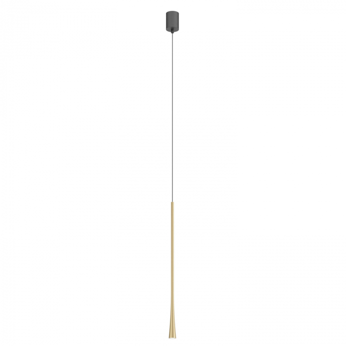 Suspensie REDO ITO 01-4077 LED 6.2W 3000K 495lm H600mm ⌀32mm Aur Mat IP20 [1]