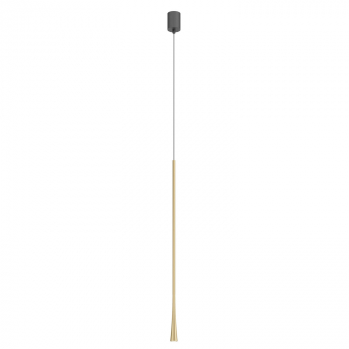 Suspensie REDO ITO 01-4121 LED 6.2W 3000K 495lm H800mm ⌀32mm Aur Mat IP20 [1]