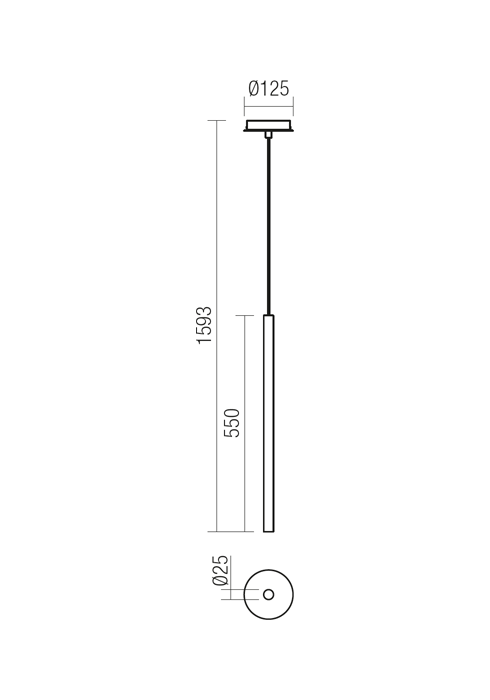 Suspensie REDO Kanji 01-1222 LED 6W 3000K 446lm Metal Alb Mat [2]
