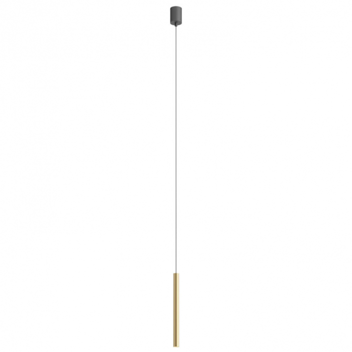 Suspensie REDO KANJI 01-4133 LED 6.2W 3000K 495lm H350mm ⌀25mm Aur Mat IP20 [1]
