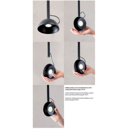 Suspensie Redo Raven, alb mat, LED, 9W, 574 lumeni, alb cald 3000K, D.10 cm, 01-3845 [2]