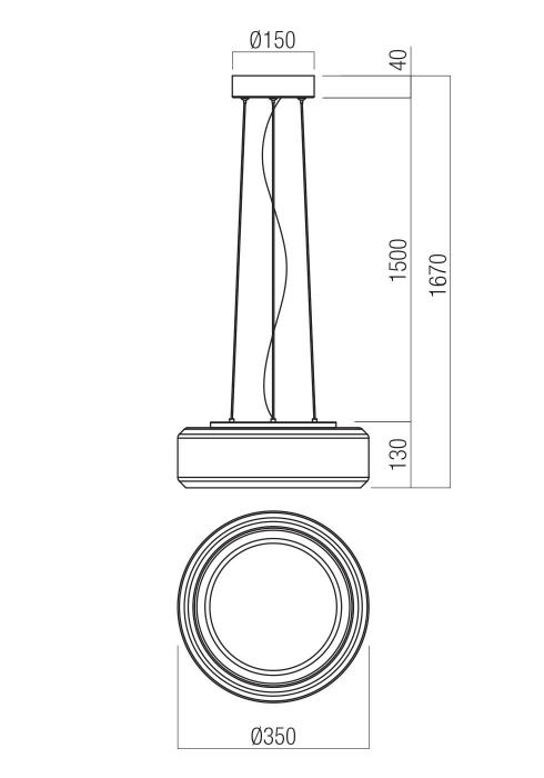 SUSPENSIE REDO SOLERA SU LED 24W 3000K/4000K(5.1.2) [2]