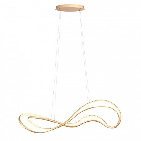 Suspensie Redo Tempest, auriu mat, LED, 58W, 4060 lumeni, alb cald 3000K, L.115 cm, 01-3598 [1]