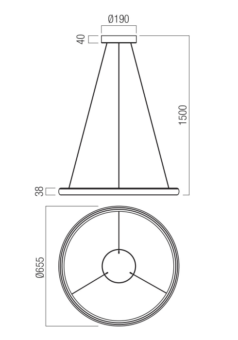 SUSPENSIE REDO VANCE SU LED 35W+35W CCT D655 BK(4.1.2) [2]
