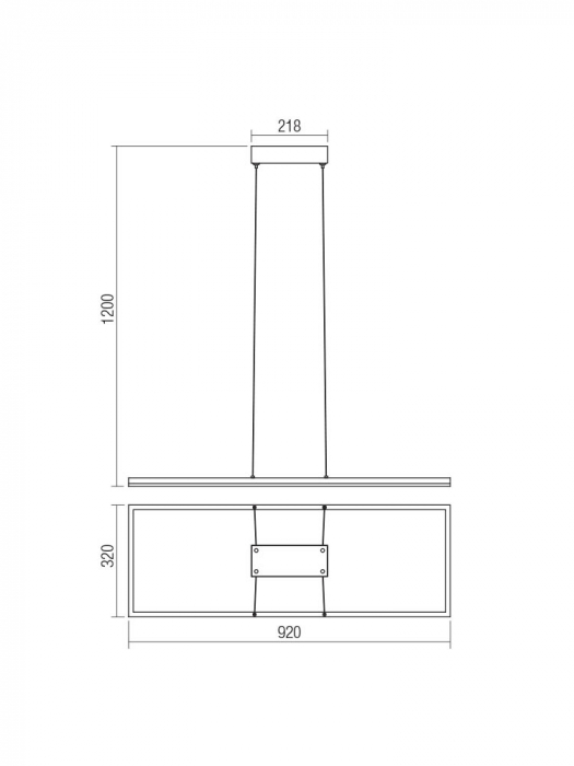 Suspensie Smarter Klee  01-1644 LED 48W 4368 lm 3000K Metal Alb mat IP20 [2]