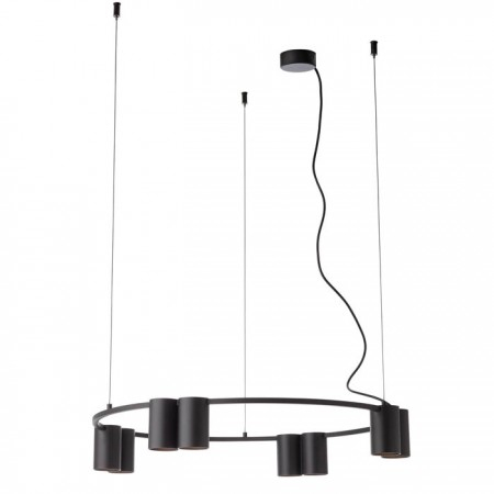 Suspensie Smarter Modi, negru, 8XGU10, D.64 cm, 01-3522 [1]