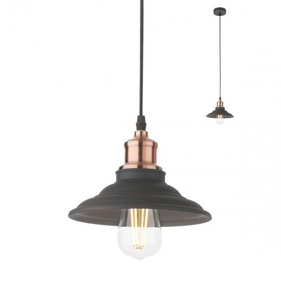 Suspensie Smarter Spinner 01-1292 1X42W E27 SAND BK + RED COPPER [1]