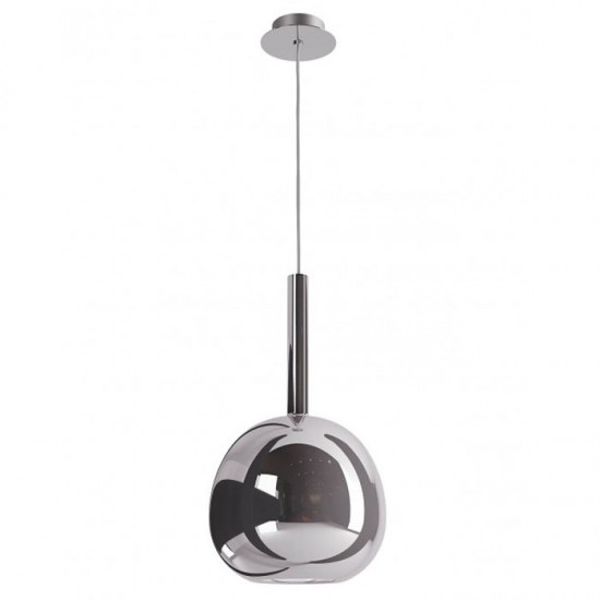 Suspensie Smarter Tresor, sticla fumurie, 1XE27, D.20 cm, 01-3644 [1]