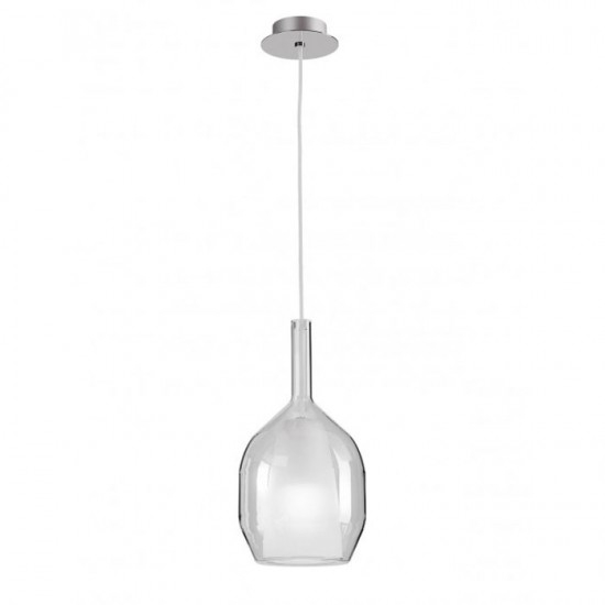 Suspensie Smarter Tresor, sticla transparenta, 1XE27, D.15 cm, 01-3631 [1]