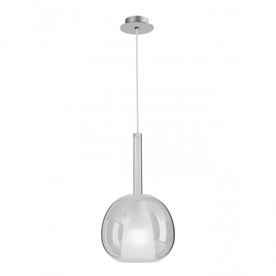 Suspensie Smarter Tresor, sticla transparenta, 1XE27, D.20 cm, 01-3638 [1]