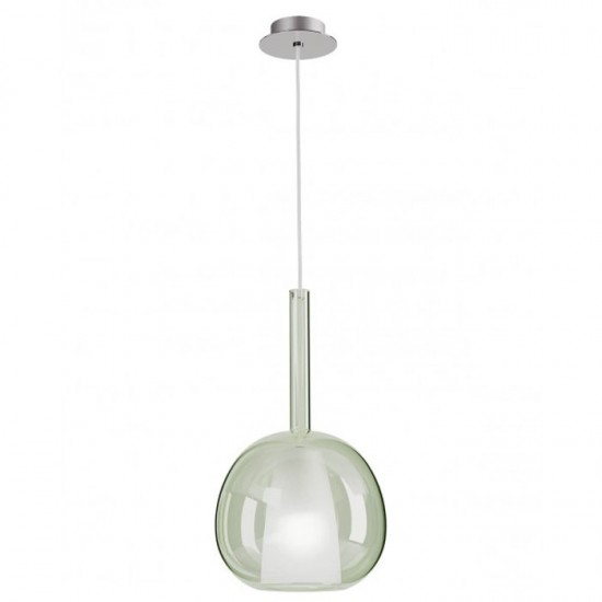 Suspensie Smarter Tresor, sticla verde, 1XE27, D.20 cm, 01-3641 [1]