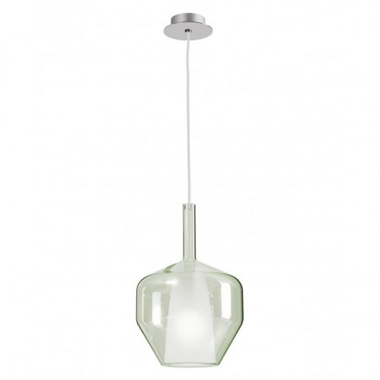Suspensie Smarter Tresor, sticla verde, 1XE27, D.20 cm, 01-3648 [1]