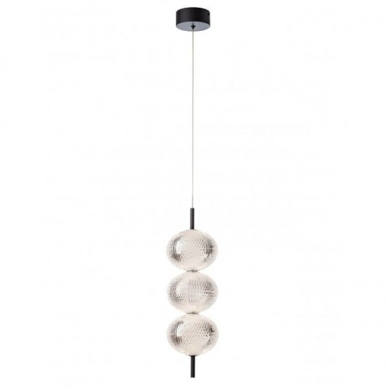 Suspensie Smarter Ventura, negru mat, LED, 20W, 1921 lumeni, alb cald 3000K, H.49 cm, 01-4025 [1]