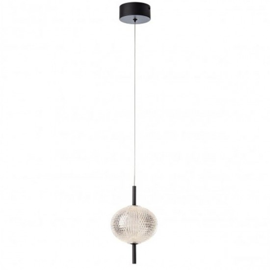 Pendul Smarter Ventura, negru mat, LED, 6W, 667 lumeni, alb cald 3000K, H.25 cm, 01-4023 [1]