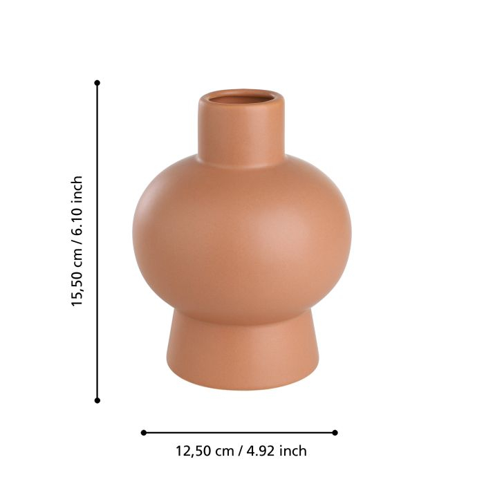 Vaza  EGLO ANJABE 421252 Ceramic Terracotta Ø125x155 mm  [5]