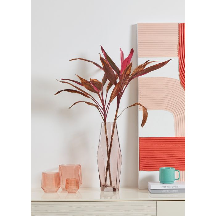 Vaza EGLO CLONONY 421346  Glass Pink Ø400x150 mm  [5]