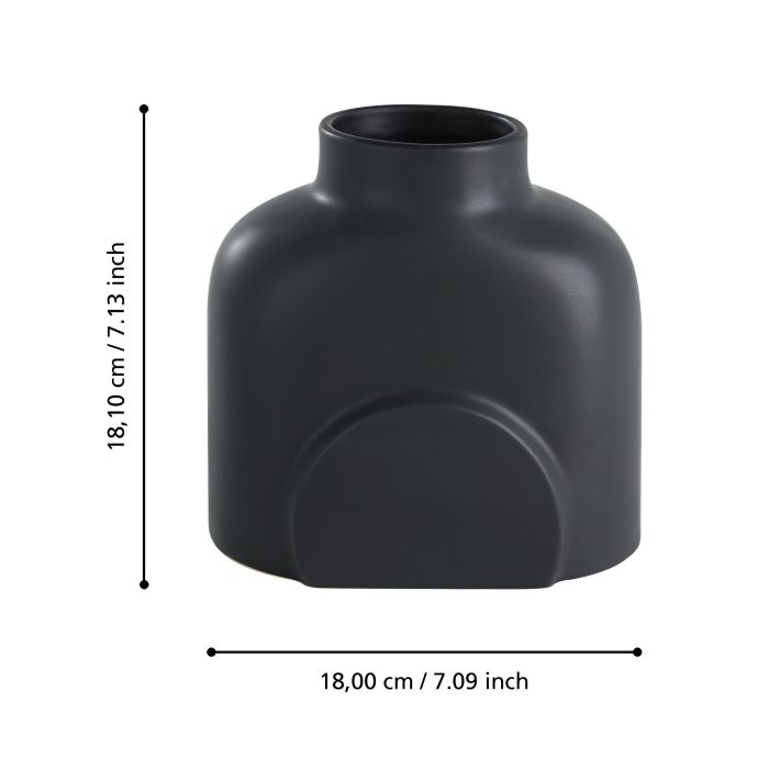 Vaza EGLO LYAGLAN 421407 Ceramic Black  181x121x180 mm  [4]