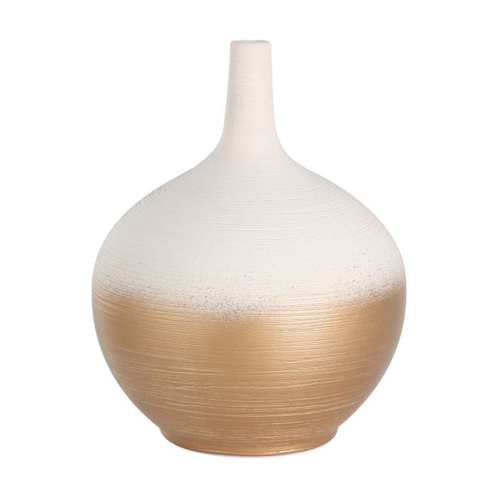 Vaza EGLO SARYKSU 421413 Ceramic White Gold Ø180x235 mm  [3]