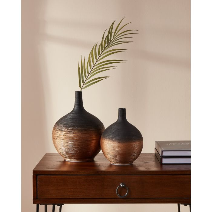 Vaza EGLO SARYKSU 421414 Ceramic Black Gold Ø180x235 mm  [5]