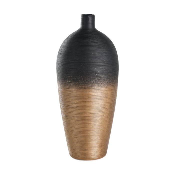 Vaza EGLO SARYKSU 421421  Ceramic Black Gold Ø150x355 mm  [3]