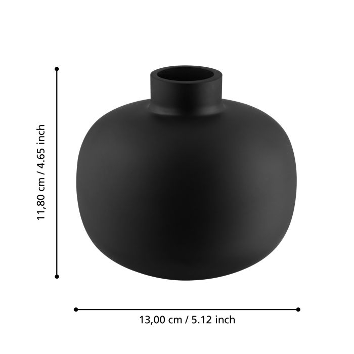 Vaza EGLO SIRANANA 421212 Glass Black Ø130x118 mm  [4]