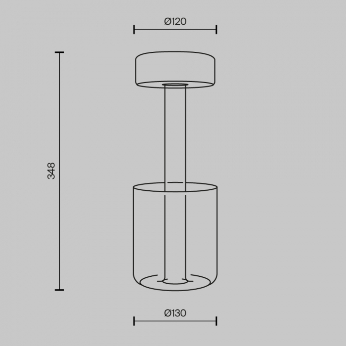Veioza baterie Maytoni AI Collaboration MOD229TL-L3G3K1 LED 3W 2200K-4000K 120lm Metal/Glass Gold IP20 [5]