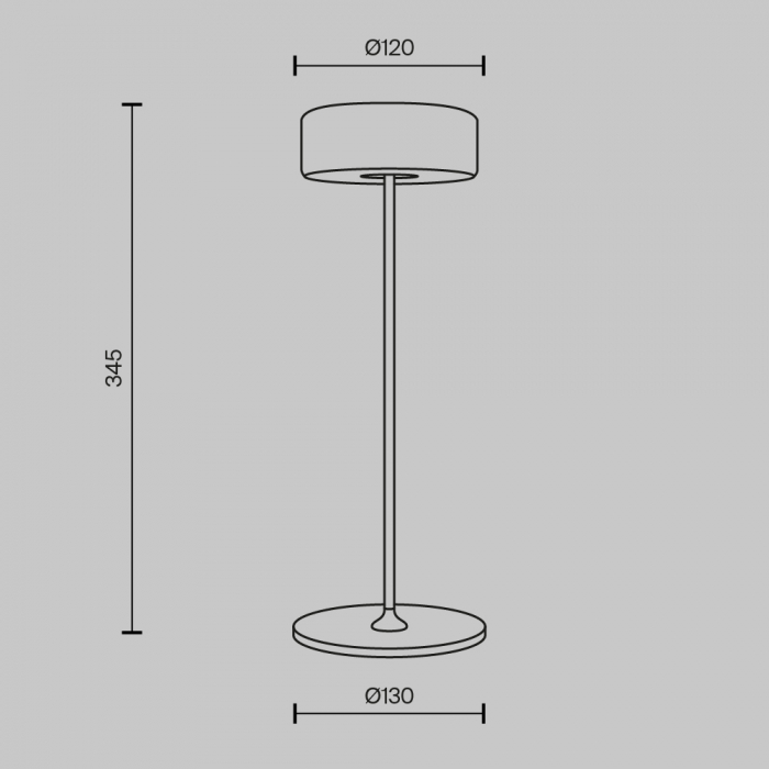 Veioza baterie Maytoni AI Collaboration MOD229TL-L3G3K2 LED 3W 2200K-4000K 120lm Metal/Glass Gold IP20 [5]