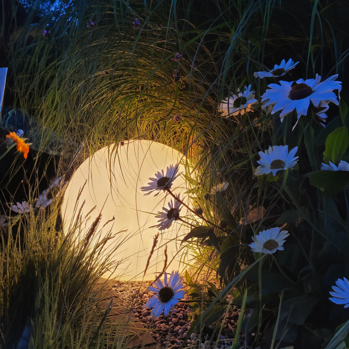 Veioza exterior (Bila Gradina) Milagro Globo  1xE27 max 60W   230V/50Hz White Plastic IP44 [4]