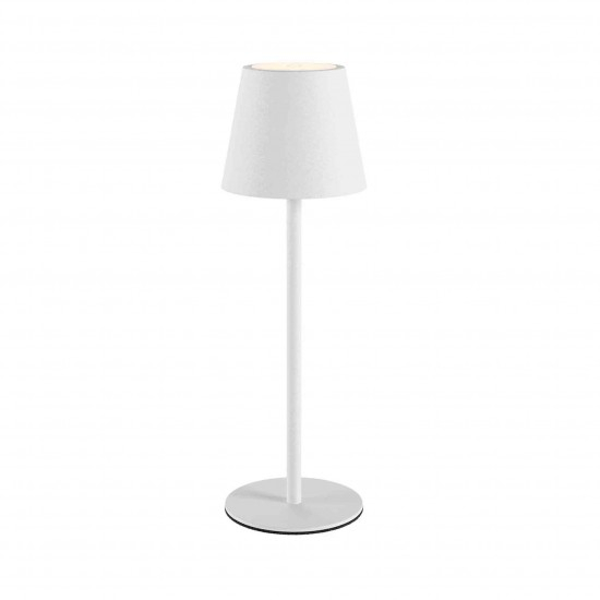 Veioza exterior Moby, alb mat, baterie, LED, 3.5W, 215 lumeni, 3000K-6500K, IP54, H.35 cm, 90573 [1]