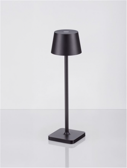 Veioza exterior Nova Luce DECK 9030561 LED 1.50W 3000K 121lm Sandy Black Die-Casting Aluminium & Polycarbonate Frost   IP54 [4]