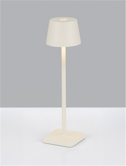 Veioza exterior Nova Luce DECK 9030562 LED 1.50W 3000K 121lm Sandy White Die-Casting Aluminium & Polycarbonate Frost   IP54 [5]