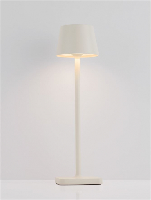 Veioza exterior Nova Luce DECK 9030562 LED 1.50W 3000K 121lm Sandy White Die-Casting Aluminium & Polycarbonate Frost   IP54 [6]