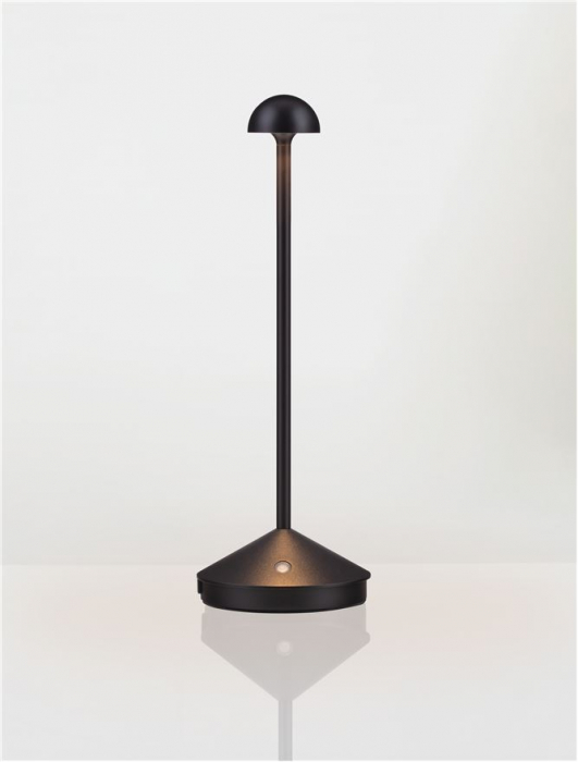 Veioza exterior Nova Luce LUMO 9030617 LED 2W 3000K 120lm Sandy Black Die-Casting Aluminium & Polycarbonate Frost   IP54 [9]