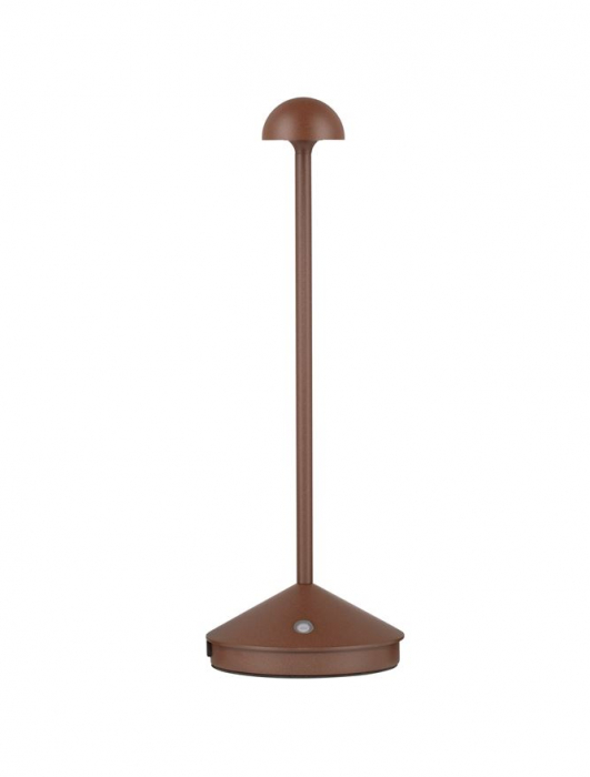 Veioza exterior Nova Luce LUMO 9030619 LED 2W 3000K 120lm Sandy Rust BroW n Die-Casting Aluminium & Polycarbonate Frost   IP54 [4]