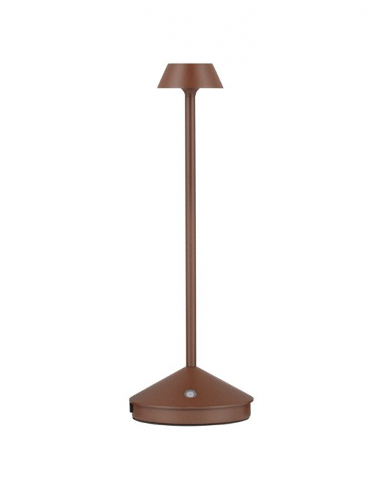 Veioza exterior Nova Luce LUMO 9030619 LED 2W 3000K 120lm Sandy Rust BroW n Die-Casting Aluminium & Polycarbonate Frost   IP54 [5]