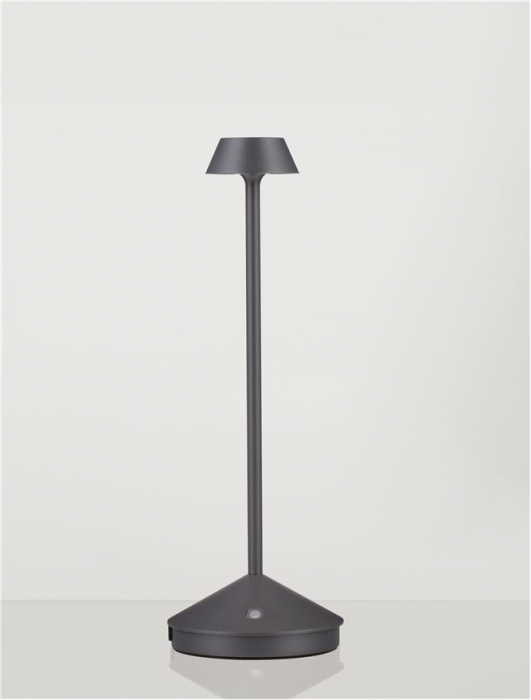 Veioza exterior Nova Luce LUMO 9030620 LED 2W 3000K 120lm Sandy Dark Grey Die-Casting Aluminium & Polycarbonate Frost  IP54 [7]
