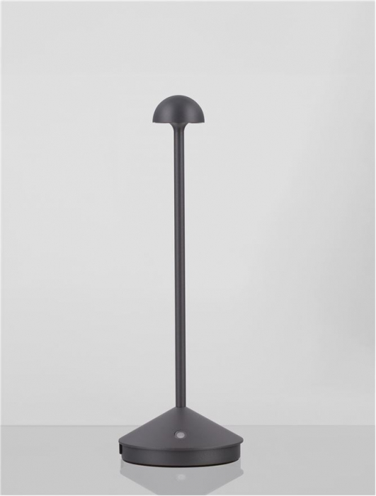 Veioza exterior Nova Luce LUMO 9030620 LED 2W 3000K 120lm Sandy Dark Grey Die-Casting Aluminium & Polycarbonate Frost  IP54 [6]