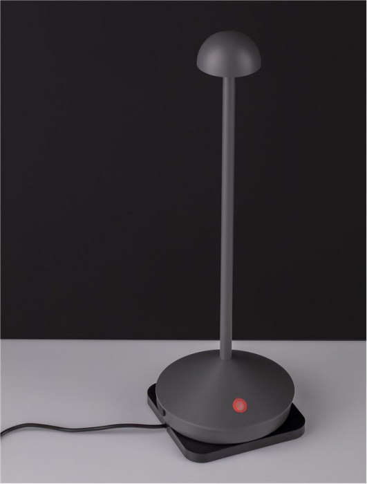 Veioza exterior Nova Luce LUMO 9030620 LED 2W 3000K 120lm Sandy Dark Grey Die-Casting Aluminium & Polycarbonate Frost  IP54 [3]