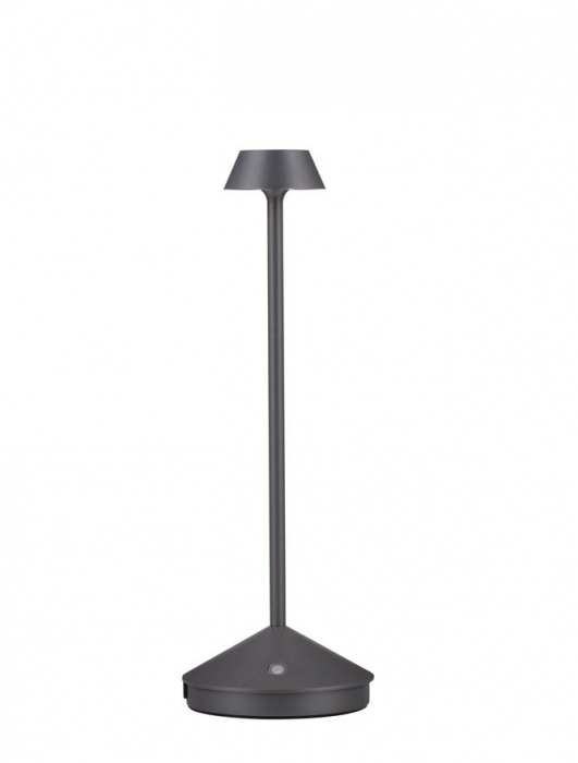 Veioza exterior Nova Luce LUMO 9030620 LED 2W 3000K 120lm Sandy Dark Grey Die-Casting Aluminium & Polycarbonate Frost  IP54 [5]