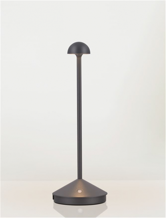 Veioza exterior Nova Luce LUMO 9030620 LED 2W 3000K 120lm Sandy Dark Grey Die-Casting Aluminium & Polycarbonate Frost  IP54 [9]