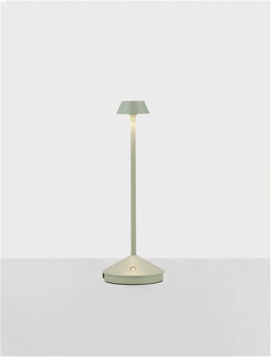 Veioza exterior Nova Luce LUMO 9030621 LED 2W 3000K 120lm Sandy Olive Green Die-Casting Aluminium & Polycarbonate Frost   IP54 [8]