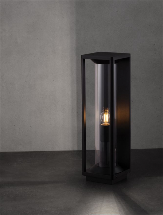 Veioza exterior Nova Luce PACIFIC 9030603 E27 1x12W    Sandy Black Die-Casting Aluminium & Clear Polycarbonate   IP65 [8]